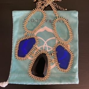 Kendra Scott gold statement necklace